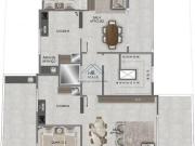 Área privativa de 3 quartos, suíte e 2 vagas no Eldorado