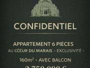 À VENDRE –Appartement d'exception dans le Marais...