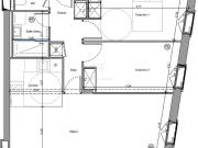 A vendre T3 sur Paris 20ème