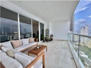 Apartamento en venta en Bocagrande, 147 m², vista a la bahía