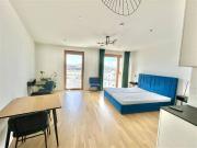 ab sofort: südseitige 1 ZImmer Wohnung unmöbliert im 9....