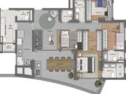 Agradável apartamento para venda em Jardim Das Perdizes...