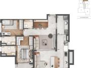 Aconchegante apartamento tipo para venda em Brooklin com...