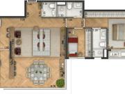 Agradável apartamento tipo para venda em Jardim Santo...