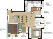 Espetacular apartamento tipo para venda em Saúde com 3...