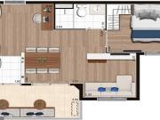 Aconchegante apartamento tipo para venda em Vila...