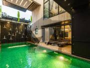 Actually 22 marla corner full basement swimming pool...