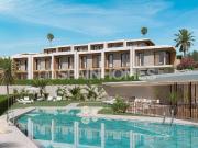 Adosados con vistas al mar y jardín privado en Mijas