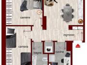 Affittasi trilocale a Milano via Cogne, 7, Vialba