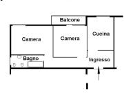 Appartamento in affitto in via del casal di san basilio...