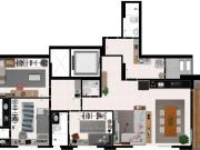 Ágio Apartamento 140m² com varanda gourmet Apartamento...