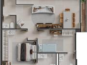 Ágio Emirates Flamboyant com 75m2 Apartamento com 2...