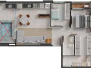 Ágio VENDO ÁGIO GAUDI ANDAR ALTO Apartamento com 2...