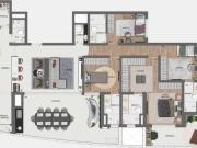 Excelente apartamento tipo para venda em Brooklin com 3...