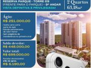 Águas Claras, apartamento, ágio, 2 quartos, vaga, lazer,...