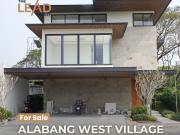 Alabang West High End House and Lot For Sale near Ayala...