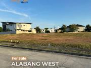 Alabang West Lot 345 sqm lot for sale near Southlinks...