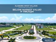 Alabang West Village Lots for Sale in Las Pinas City Nr....