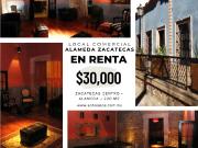 Alameda Centro Zacatecas Local en Renta