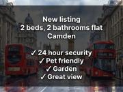 Albert Terrace, London NW1, 2 bed flat to rent, £3,620...