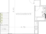 ALLEY RECOLETA MONO A ESTRENAR PISO ALTO