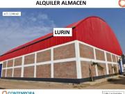 ALQUILER ALMACEN CALLE LOS FRUTALES LURIN 1,154 M2