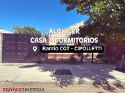 ALQUILER CASA 2 DORMITORIOS EN CIPOLLETTI