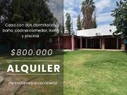 Alquiler Casa, Dos Dormitorios, Piscina Santa Lucía