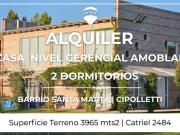 ALQUILER CASA NIVEL GERENCIAL AMOBLADA