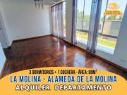 Alquiler Condominio ALAMEDA de LA MOLINA Departamento de...