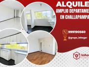 ALQUILER DE AMPLIO DEPARTAMENTO EN URB. PRIVADA DE CERRO...