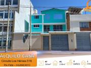 ALQUILER DE CASA ESPACIOSA EN PÍO PATA HUANCAYO