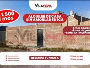 ALQUILER DE CASA SIN AMUEBLAR EN URBANIZACIÓN LA...