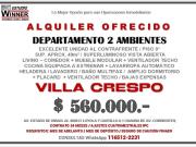 Alquiler de Departamento 2 ambientes en Villa Crespo