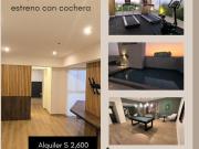 Alquiler de Departamento de Estreno en Magdalena San Isidro