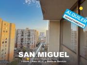 ALQUILER DE DEPARTAMENTO EN SAN MIGUEL, a 3 cdras. del...