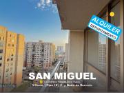 ALQUILER DE DEPARTAMENTO EN SAN MIGUEL, a 3 cdras. del...