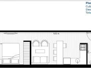 Alquiler de espectacular Departamento 1 ambiente en...