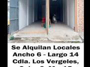 Alquiler de Local Cdla. Los Vergeles Solar 6 Mz 15