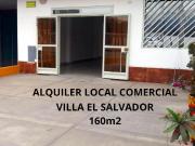 ALQUILER DE LOCAL COMERCIAL VILLA EL SALVADOR 160m2 ALQUILER DE LOCAL COMERCIAL VILLA EL SALVADOR 160m2