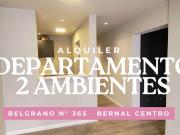 ALQUILER DEPARTAMENTO 2 AMB BERNAL CENTRO