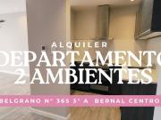 ALQUILER DEPARTAMENTO 2 AMB BERNAL CENTRO
