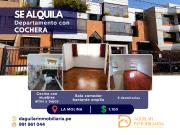 Alquiler Departamento con cochera en Piso 1 La Molina