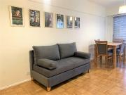 ALQUILER DEPARTAMENTO RECOLETA: 2 AMBIENTES C/MUEBLES...