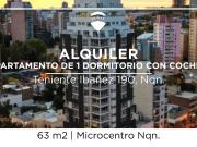 ALQUILER DEPTO 1 DORMITORIO CON COCHERA NQN
