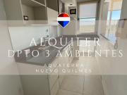 ALQUILER DEPTO 4 AMBIENTES COCHERA DOBLE AQUATERRA