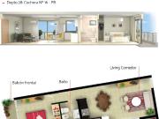 ¡Alquiler! Dpto 1 dorm c/cochera. Edif. solar. Seguridad...