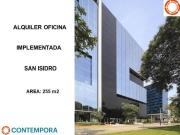 ALQUILER OFICINA AMOBLADA 255 M2 CALLE ORQUIDEAS SAN ISIDRO