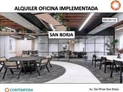 Alquiler Oficina Implementada/ Amoblada San Borja 656 m2