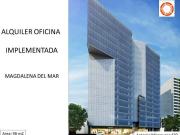 ALQUILER OFICINA IMPLEMENTADA MAGDALENA 96 M2 AV....